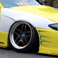 326POWER Gachabari 45mm FRP Front Over Fender Set - Silvia
