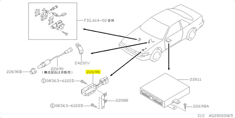 Nissan 22698 10g01