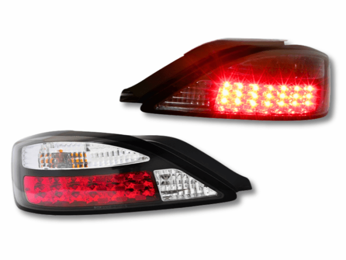 78WORKS V1 Black LED Tail Light Set - Silvia S15