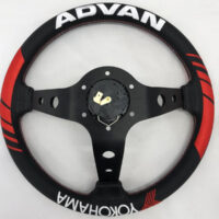 T And E ADVAN x VERTEX Racing 90mm Deep 330mm Steering Suede (150