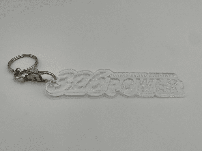 326POWER 326 Acrylic Keychain Glitter