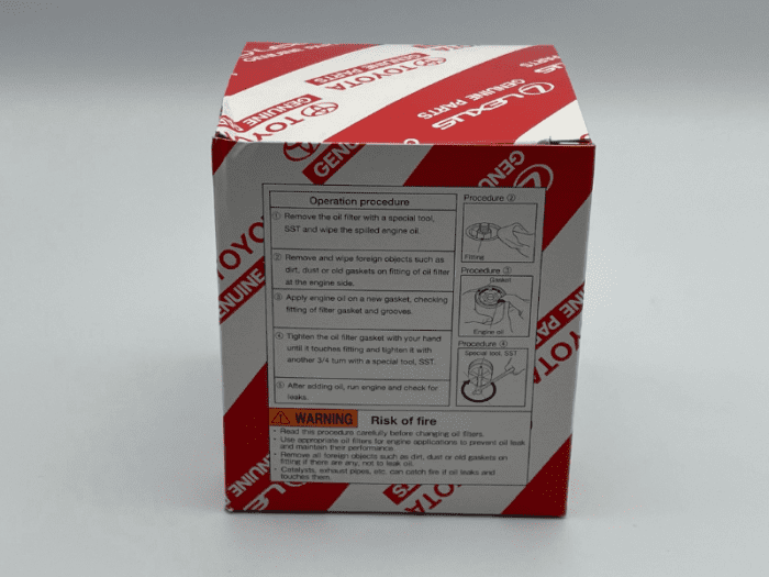 Toyota OEM Oil Filter (90915) - 1JZ, 2JZ-G(T)E - Image 2