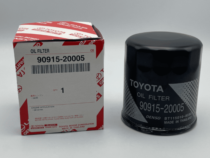 Toyota OEM Oil Filter (90915) - 1JZ, 2JZ-G(T)E