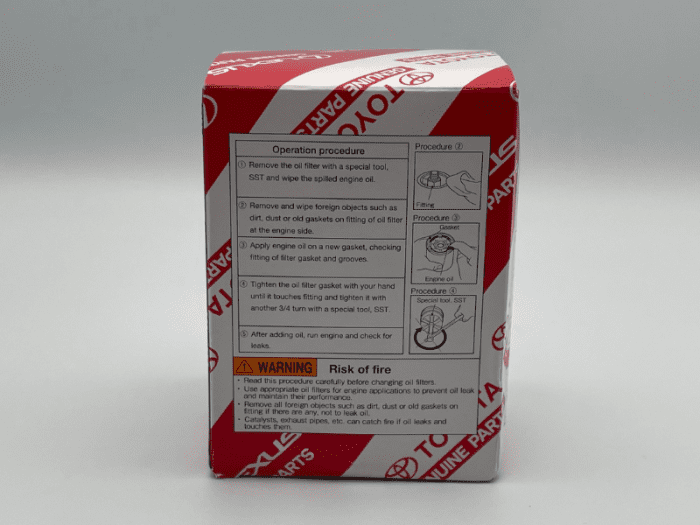 Toyota OEM Oil Filter (10004) - Image 2