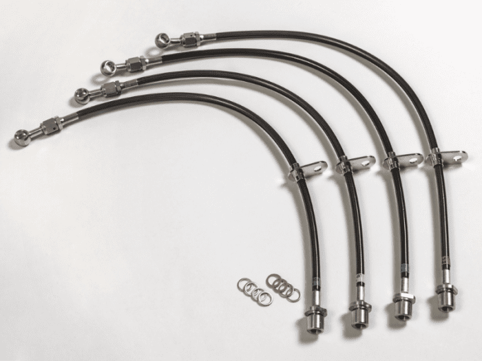 Takumi Stainless Steel Mesh Swivel Brake Line - Impreza WRX STI - Image 2
