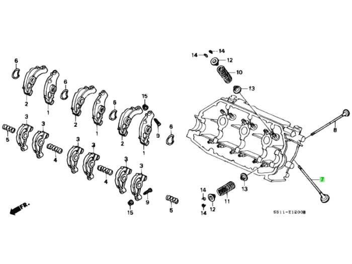 Honda OEM Inlet Valve - (14711) Acty