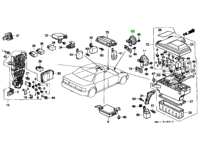 Honda Horn Assy, High
