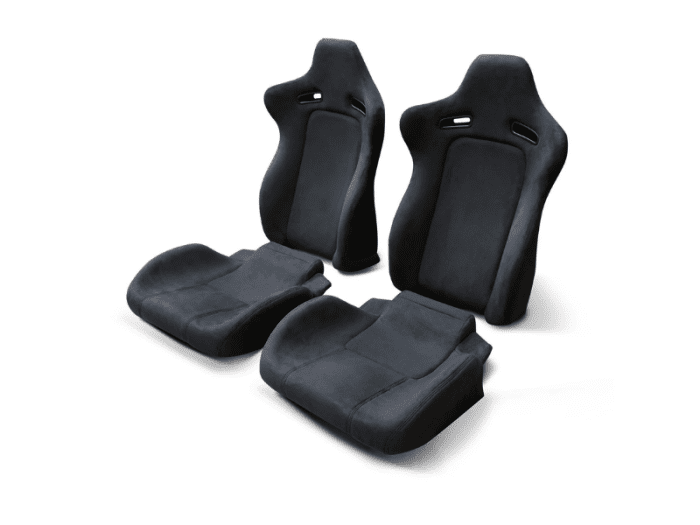 Muse Concept Design BNR34 Style Alcantara Front Seats Restoration Kit - BNR32 BCNR33 BNR34 - Image 2