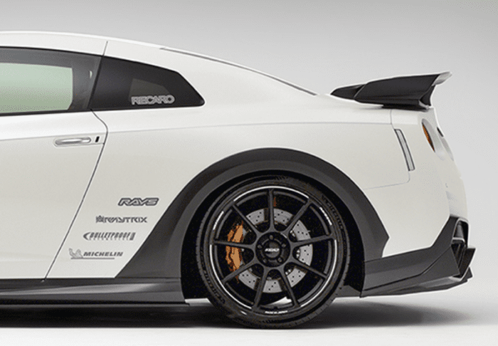 Varis Rear Fender Trim Set Carbon Ver 2 - R35 GTR