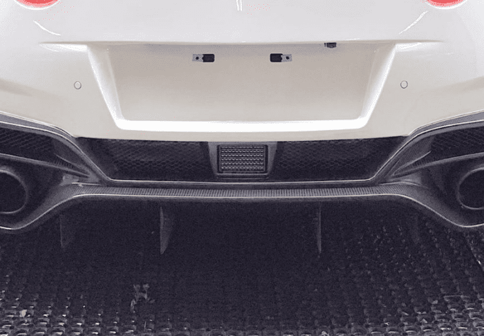 Varis Rear Bumper Ver 2 Optional Vertical Fins - R35 GTR - Image 3