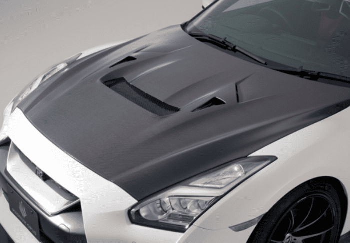Varis Cooling Bonnet Hood Carbon - R35 GTR