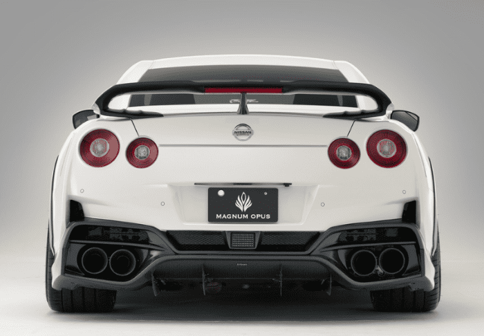 Varis Rear Bumper Ver 2 Optional Vertical Fins - R35 GTR
