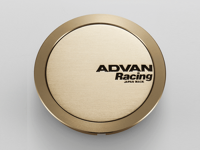 Yokohama Advan Racing Full Flat Optional Center Cap 63mm - Light Gold Anodized
