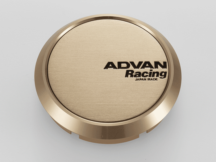 Yokohama Advan Racing Flat Optional Center Cap 73mm - Light Gold Anodized
