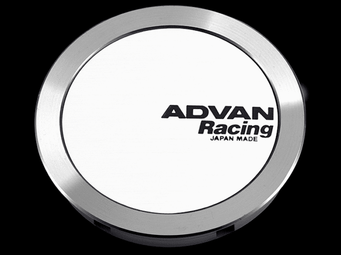 Yokohama Advan Racing Full Flat Optional Center Cap 63mm - White