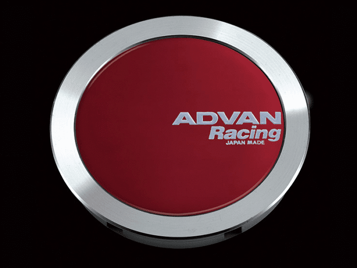 Yokohama Advan Racing Full Flat Optional Center Cap 63mm - Candy Red