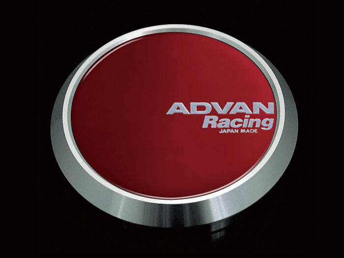 Yokohama Advan Racing Flat Optional Center Cap 73mm - Candy Red