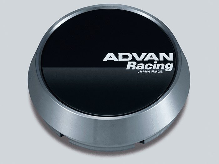 Yokohama Advan Racing Medium Optional Center Cap 73mm - Gloss Black & Hyper Black Ring