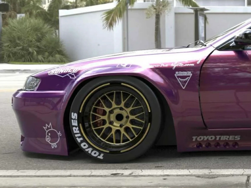 TRA Kyoto Pandem V3 Full Aero Kit FRP - Silvia S14 Kouki - Image 3